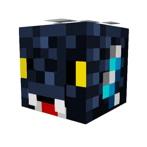 JRickyPicky Minecraft avatar head, 3D render
