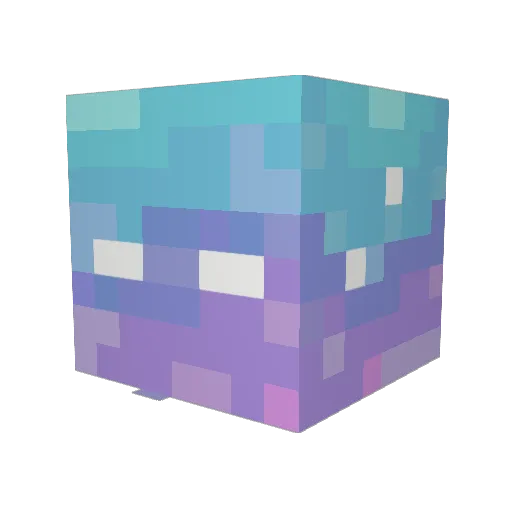 JRiff Minecraft avatar head, 3D render