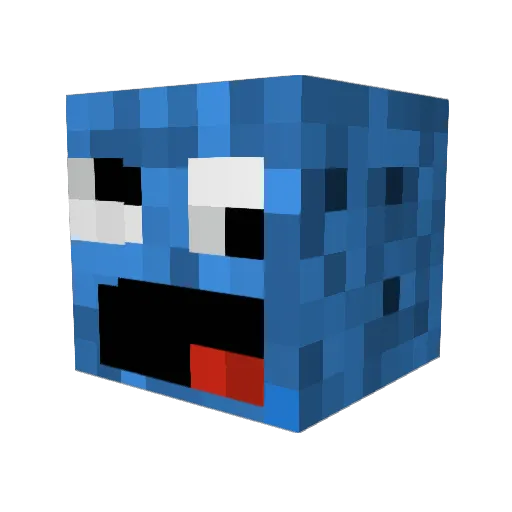JRock66 Minecraft avatar head, 3D render