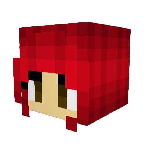 JRoman137 Minecraft avatar head, 3D render