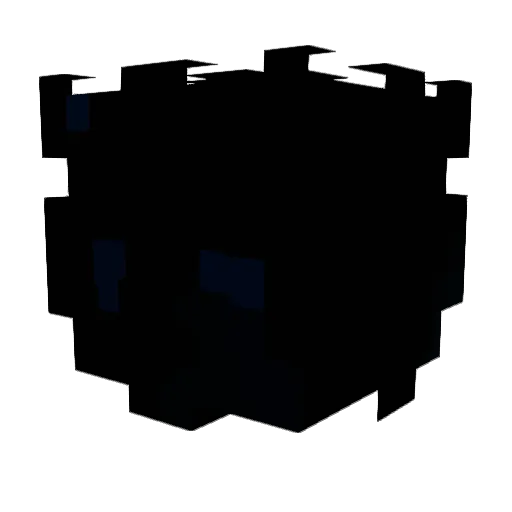JS3008 Minecraft avatar head, 3D render
