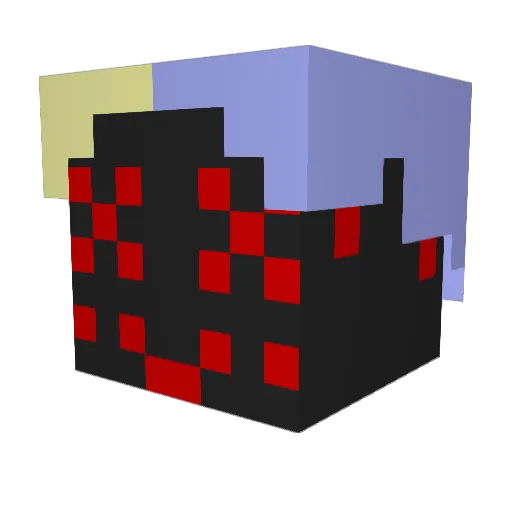 JSABPlayer Minecraft avatar head, 3D render