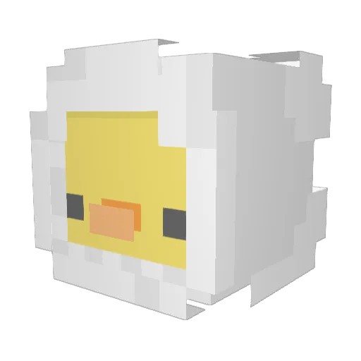 JSCRAFT Minecraft avatar head, 3D render