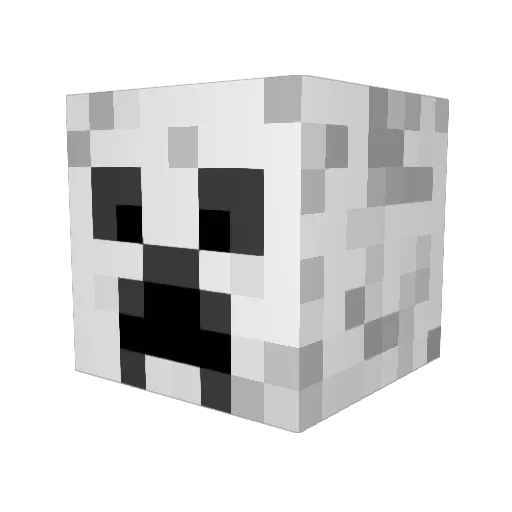 JSDX01 Minecraft avatar head, 3D render