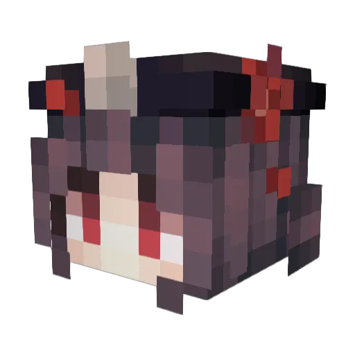 JSJJYYY Minecraft avatar head, 3D render
