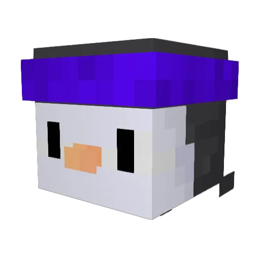 JSJ_Superior13 Minecraft avatar head, 3D render