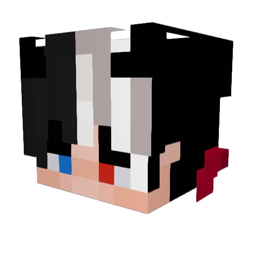JSM3330 Minecraft avatar head, 3D render