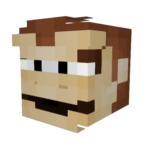 JSMango_73 Minecraft avatar head, 3D render