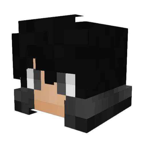 JSRGuy Minecraft avatar head, 3D render