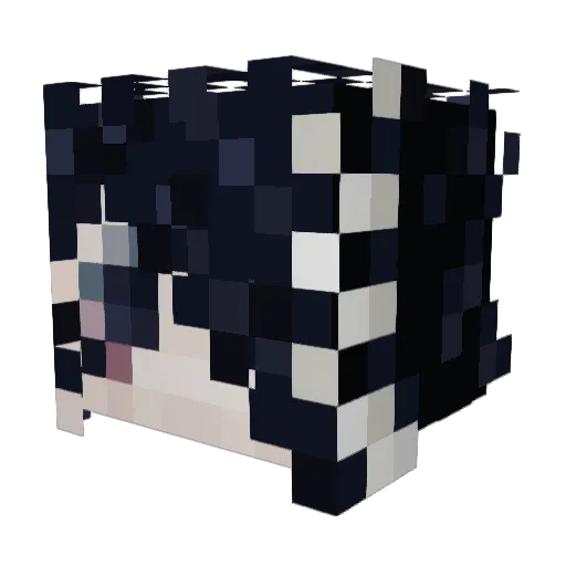 JSTONES2 Minecraft avatar head, 3D render