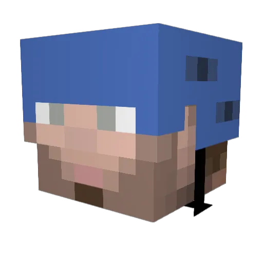 JScheer14 Minecraft avatar head, 3D render