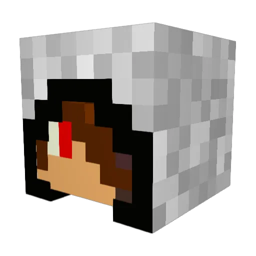 JSchmalz12 Minecraft avatar head, 3D render