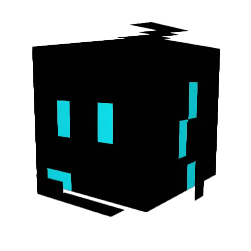 JSerf02 Minecraft avatar head, 3D render