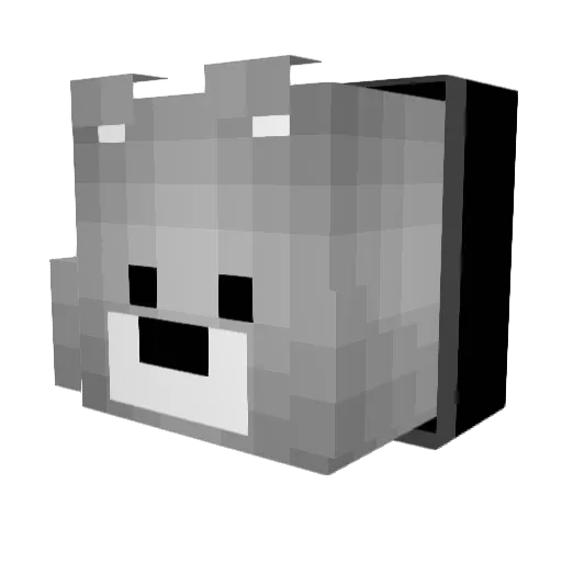 JSesep Minecraft avatar head, 3D render