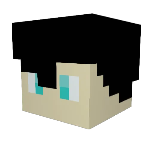 JSevilla13 Minecraft avatar head, 3D render