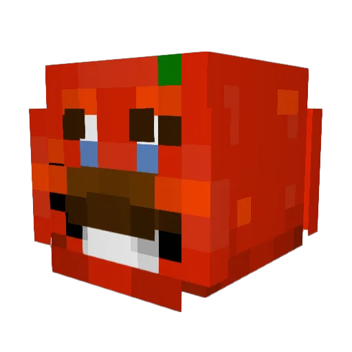 JShizzleNom Minecraft avatar head, 3D render