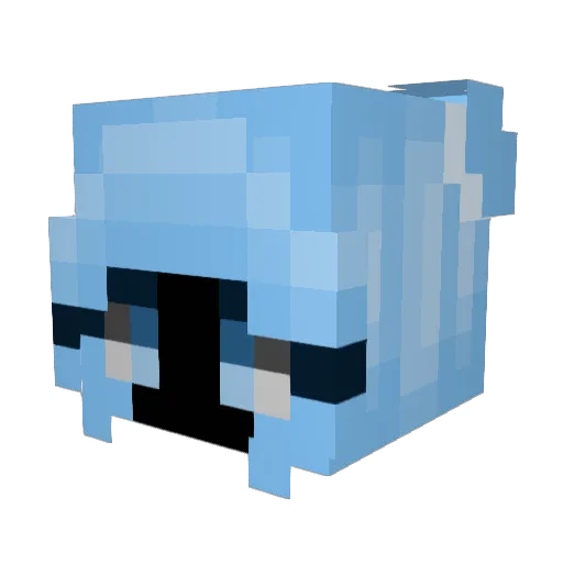 JSlel Minecraft avatar head, 3D render