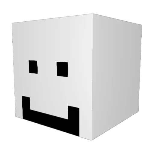 JSpeep Minecraft avatar head, 3D render
