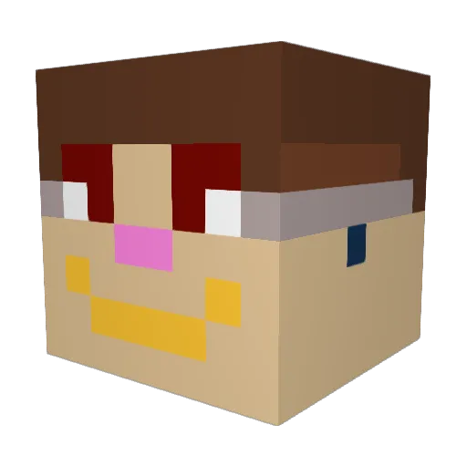 JStewart271 Minecraft avatar head, 3D render