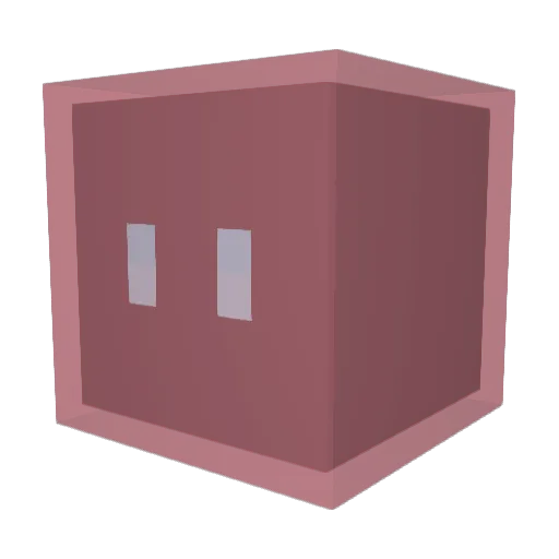 JStorm55 Minecraft avatar head, 3D render