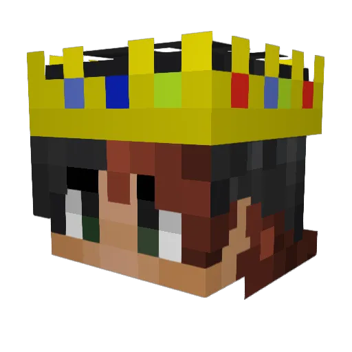 JT0000 Minecraft avatar head, 3D render