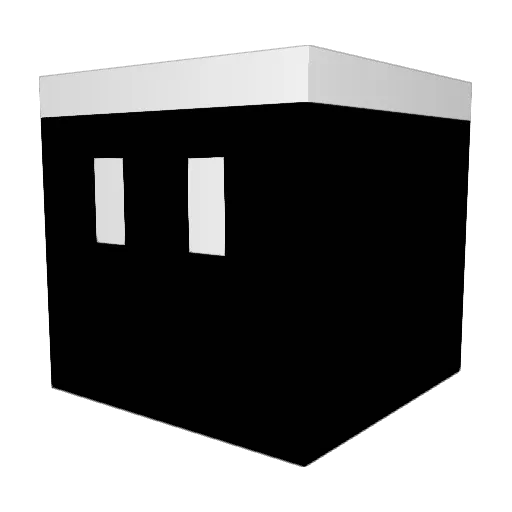 JT2222 Minecraft avatar head, 3D render