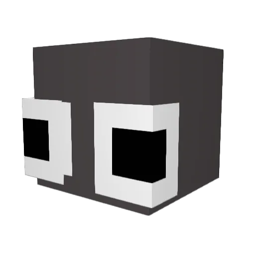 JT7230 Minecraft avatar head, 3D render