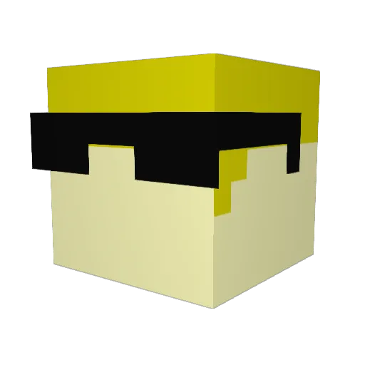 JTCcraft Minecraft avatar head, 3D render