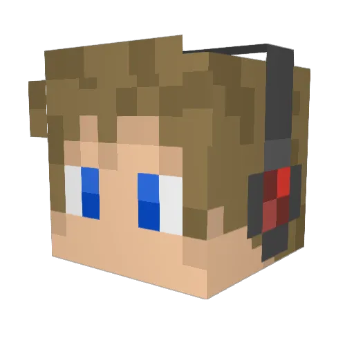 JTLegend47 Minecraft avatar head, 3D render