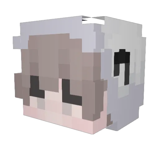 JTM00 Minecraft avatar head, 3D render