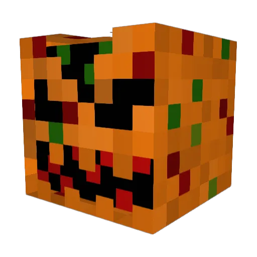 JTMFK Minecraft avatar head, 3D render