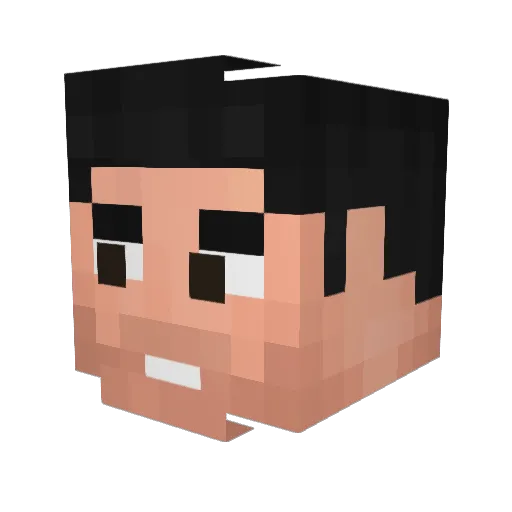 JTVogt99 Minecraft avatar head, 3D render