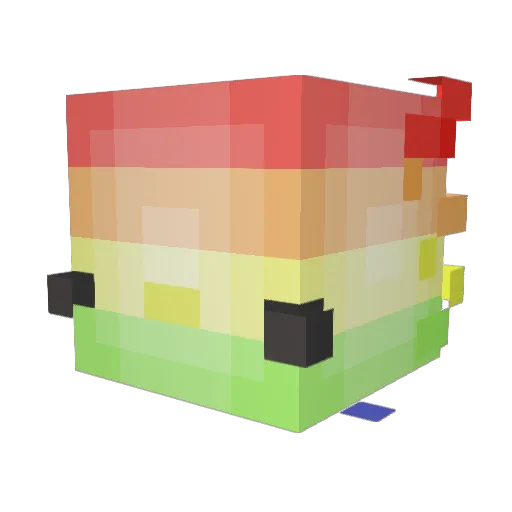 JTckr23 Minecraft avatar head, 3D render