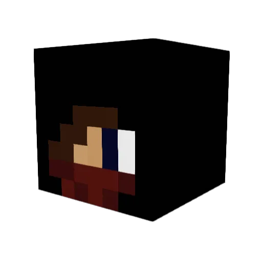JTcraftmaker1 Minecraft avatar head, 3D render