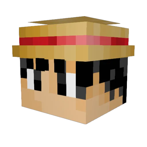 JTrimble20 Minecraft avatar head, 3D render