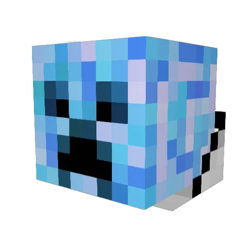 JTurner05 Minecraft avatar head, 3D render