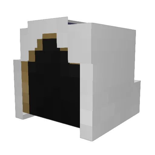 JTurtle101 Minecraft avatar head, 3D render