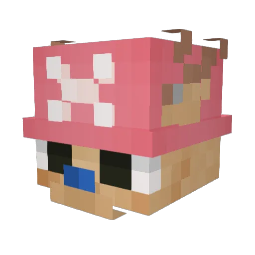 JTwentySix Minecraft avatar head, 3D render