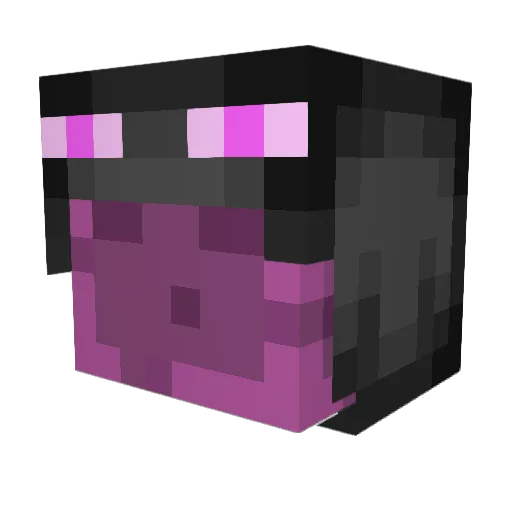 JUB3L Minecraft avatar head, 3D render