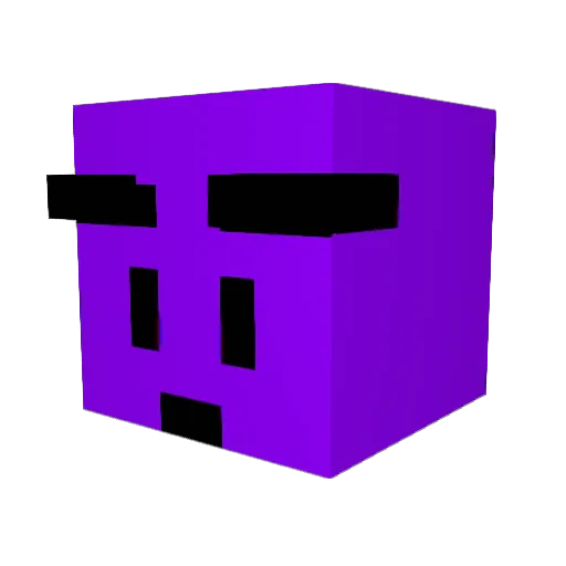 JUDE06_minecraft Minecraft avatar head, 3D render