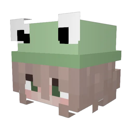 JUDYBOODYPATOODY Minecraft avatar head, 3D render