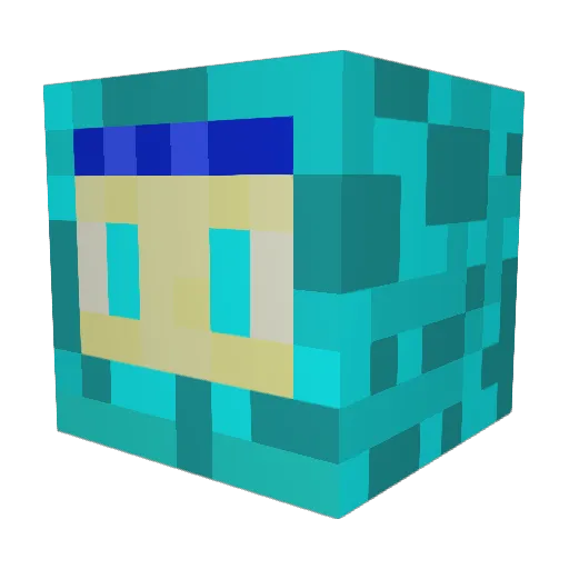 JUICYFEET69 Minecraft avatar head, 3D render