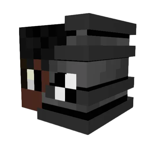 JULIANISTHEGOAT Minecraft avatar head, 3D render