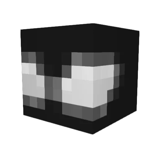 JULIN2 Minecraft avatar head, 3D render