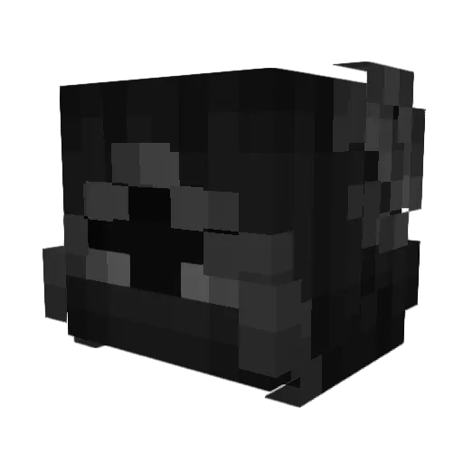 JULIQNOS Minecraft avatar head, 3D render