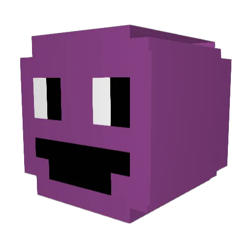JULLEK123 Minecraft avatar head, 3D render