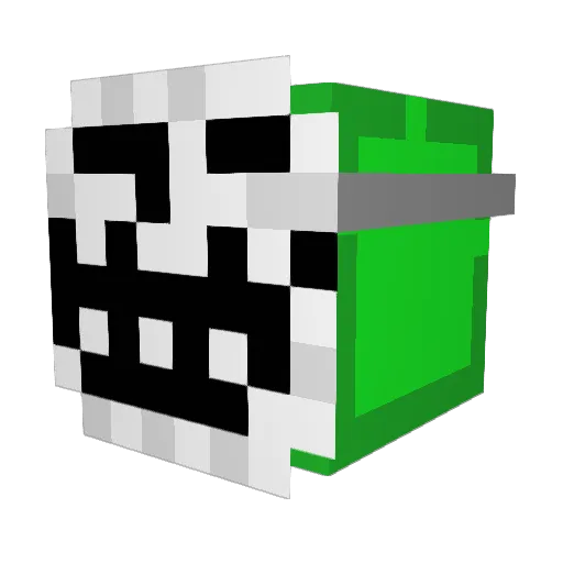 JUMB0 Minecraft avatar head, 3D render