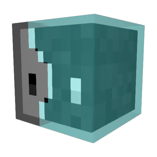 JUN917 Minecraft avatar head, 3D render