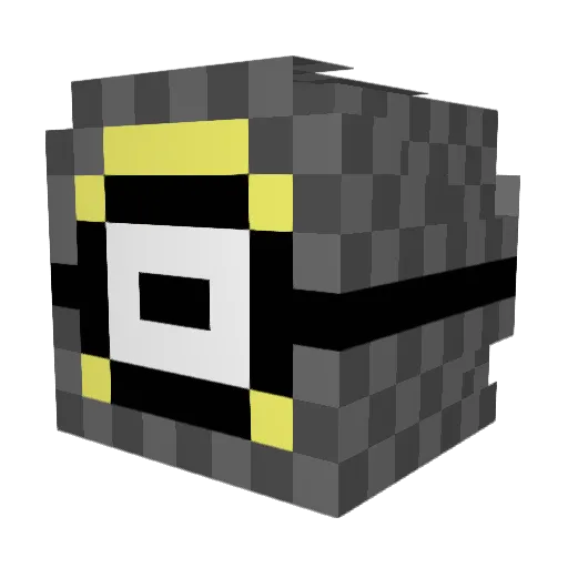JUNIOR_rl Minecraft avatar head, 3D render