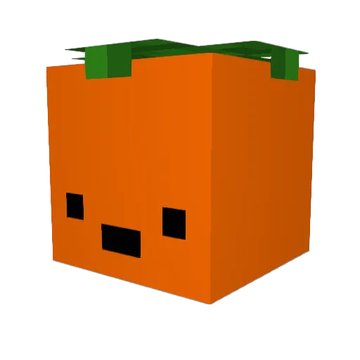 JUNN5678 Minecraft avatar head, 3D render